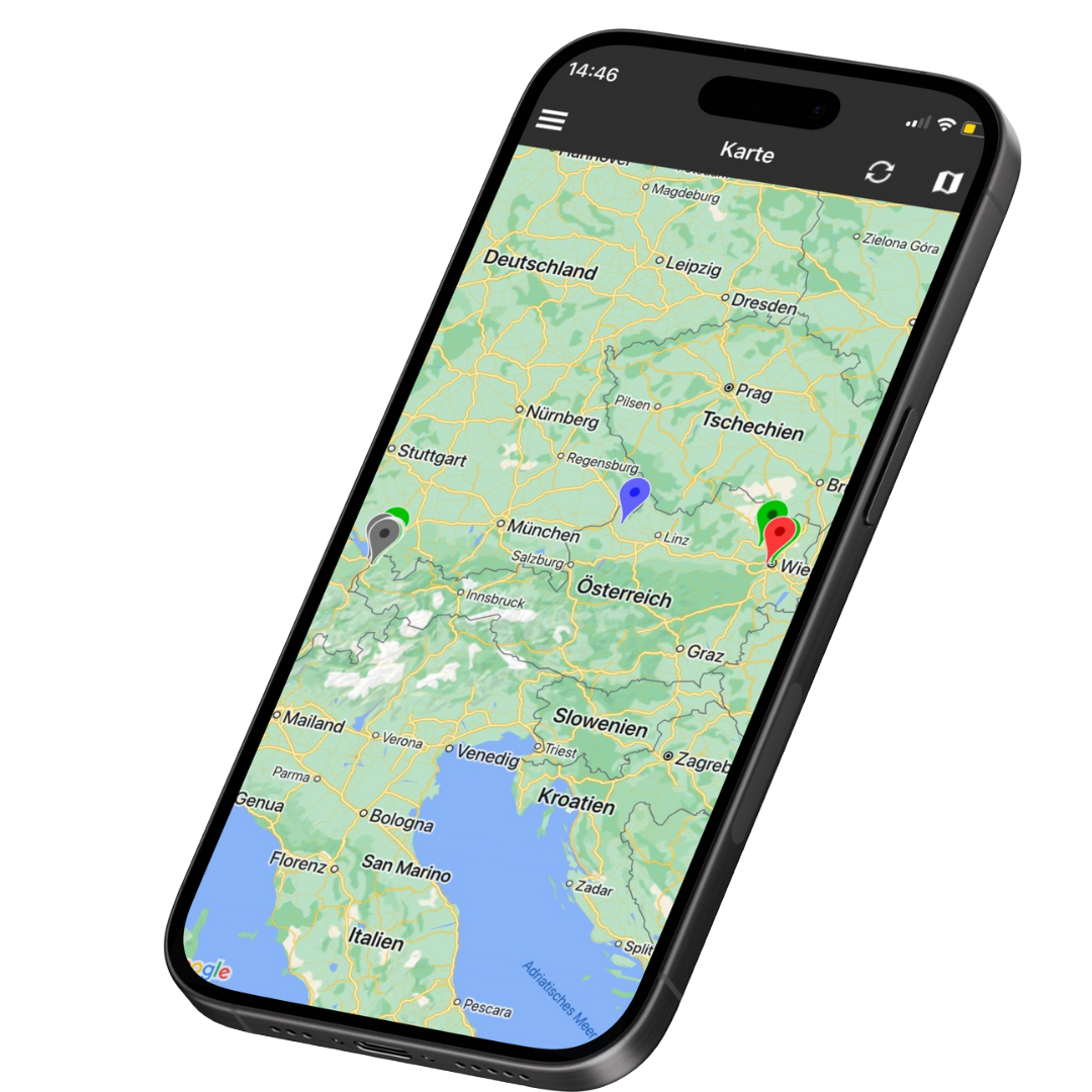Telematic app scharf